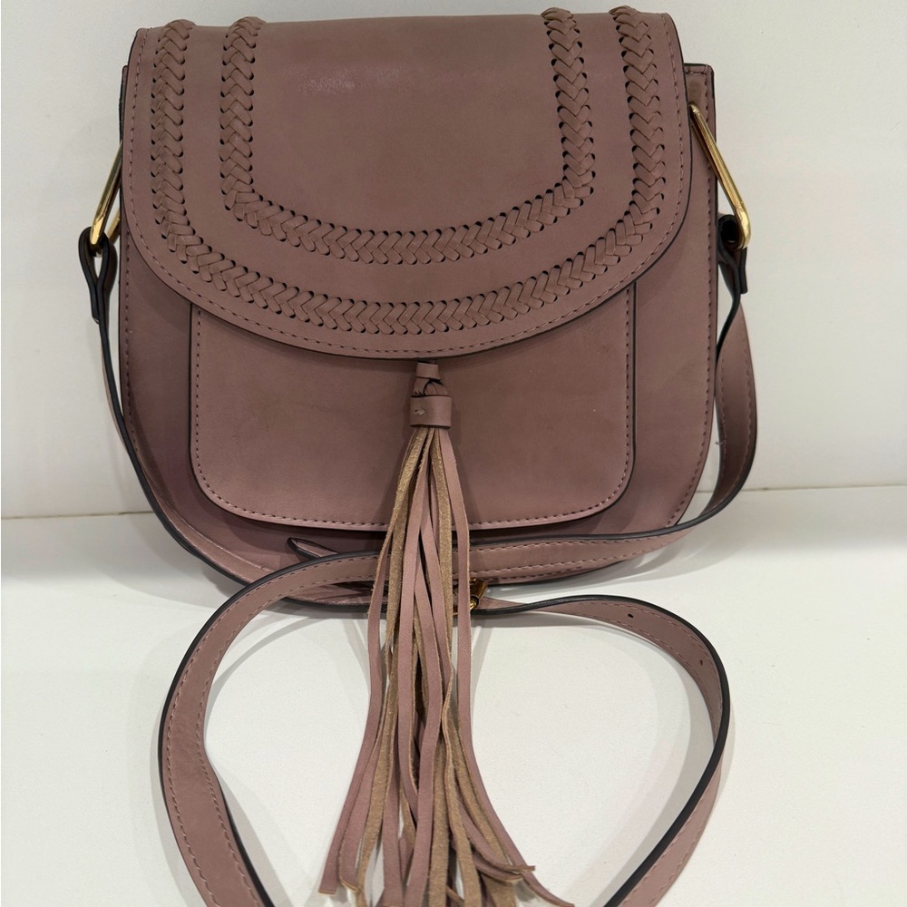 Franco Sarto Rex Tassel Saddle Crossbody